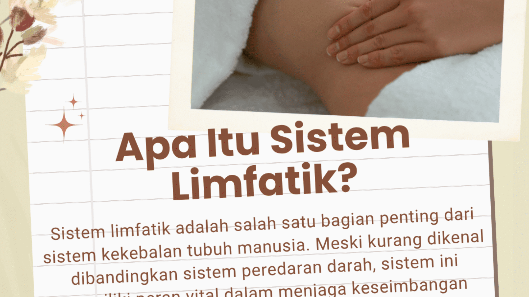 Apa Itu Sistem Limfatik? Kenali Fungsi & Cara Menjaganya | Dian Mustika